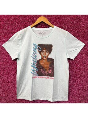 Whitney Houston I will always Love You Womens Tshirt Size Medium